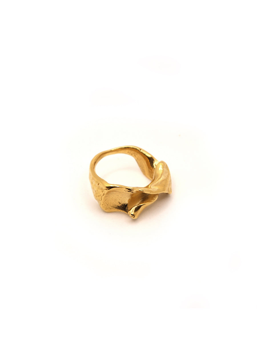 Textured Fragmented Shell Ring