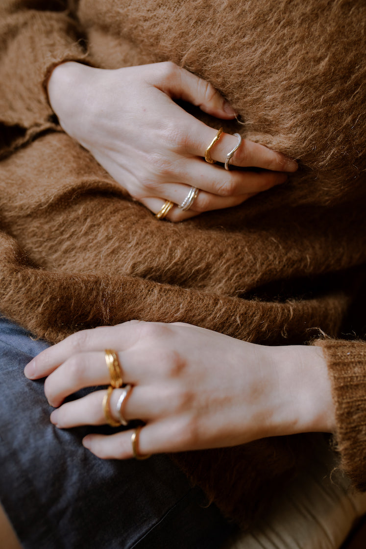 Pebble Stack Ring