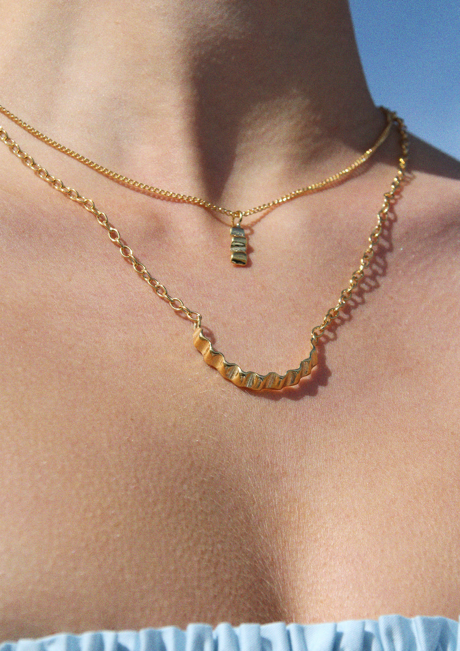 In-Line Cockle Necklace